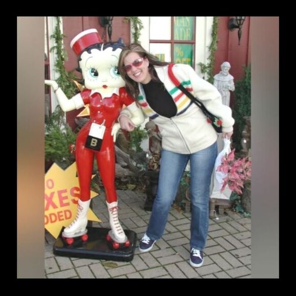 Hudson's Bay HBC Stripes Vintage Women's Cream Jacket SZ Small - Medium - Picture 16 of 16